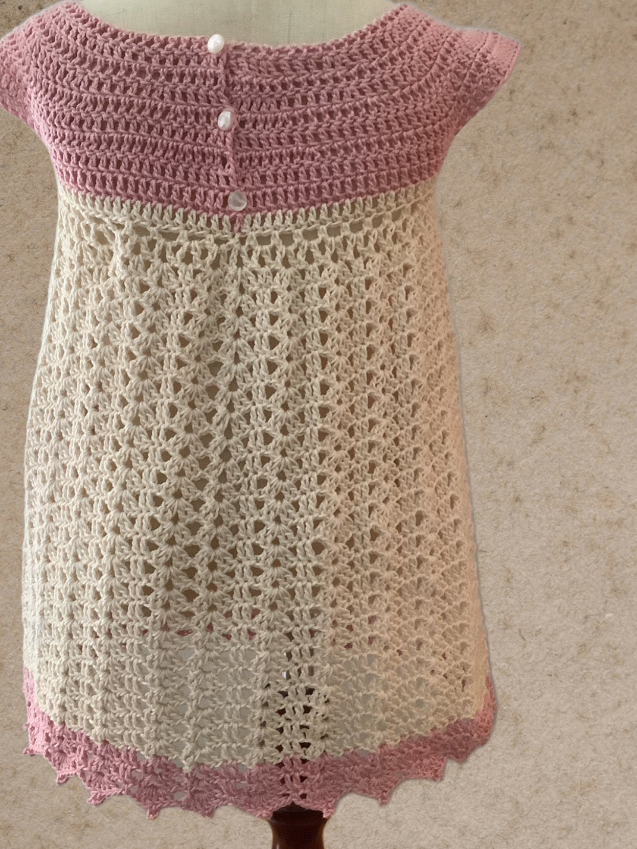 Rose and Ivory Dress